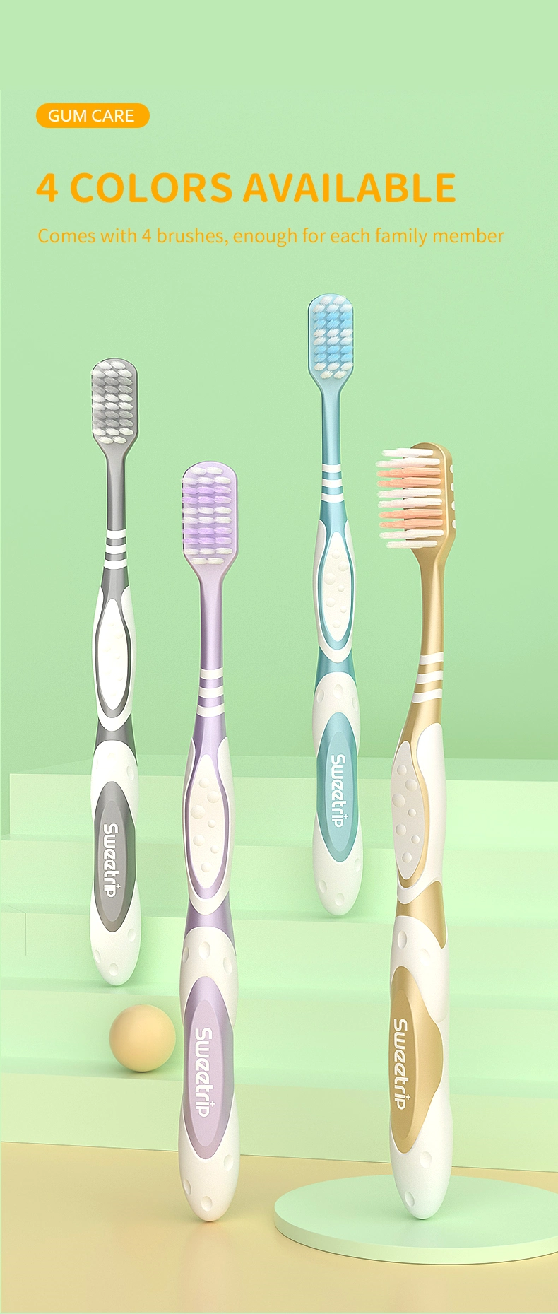 Gum care toothbrush