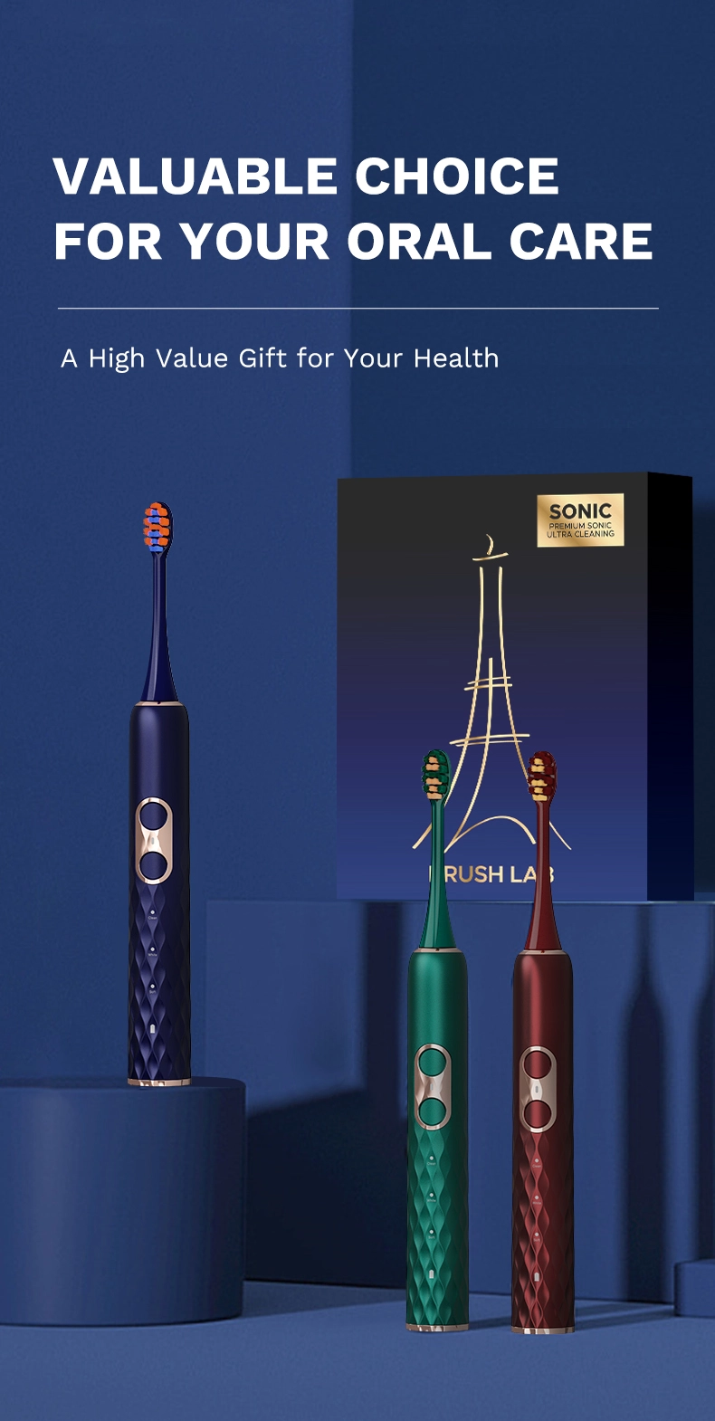 Ultrasonic electric toothbrush