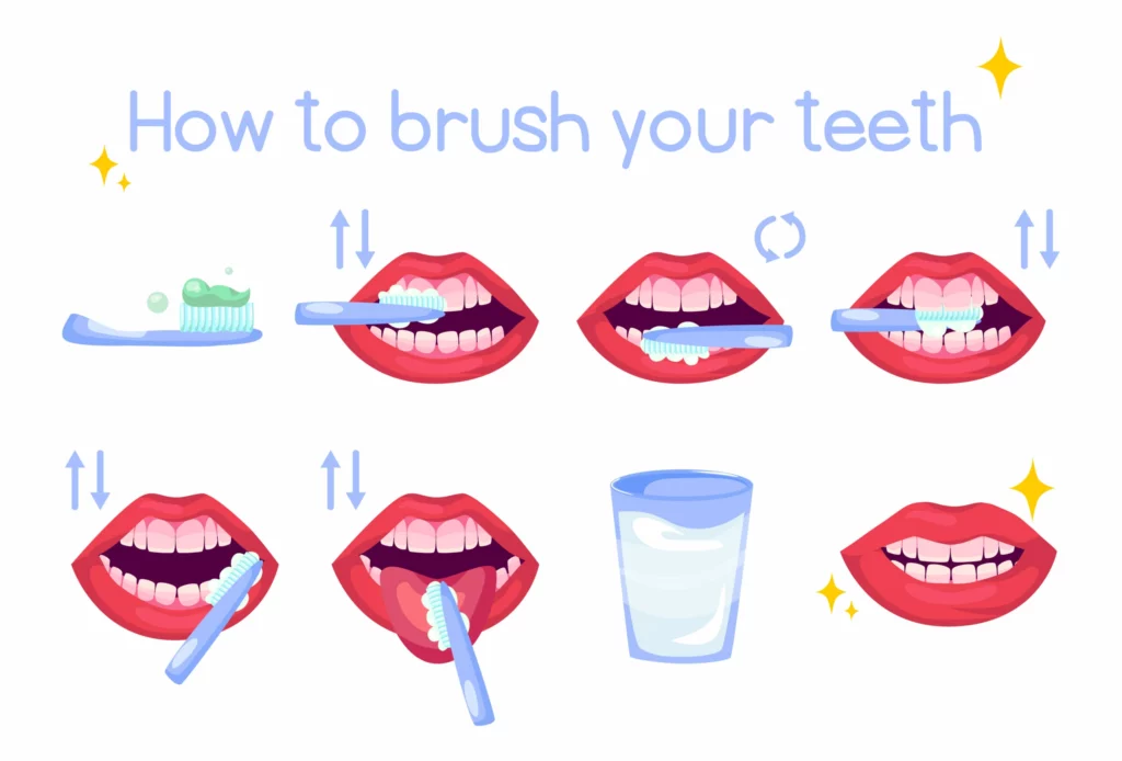 Instruction-on-how-to-brush-teeth
