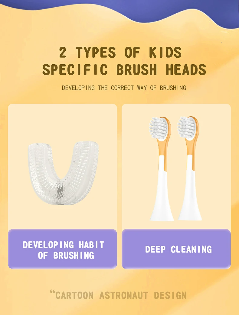 U-Shaped Kids Electric Toothbrush