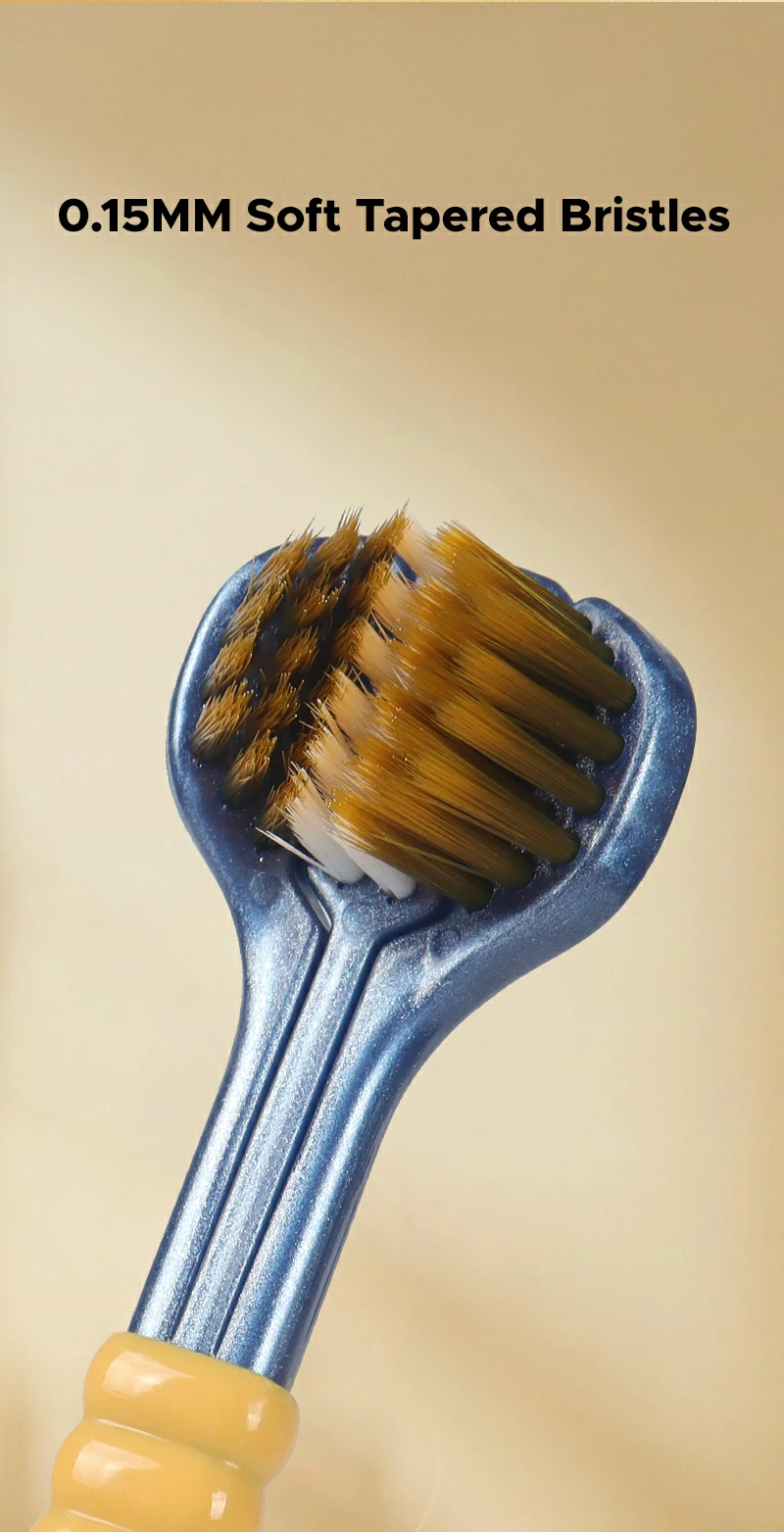 Triple-Sided Toothbrush