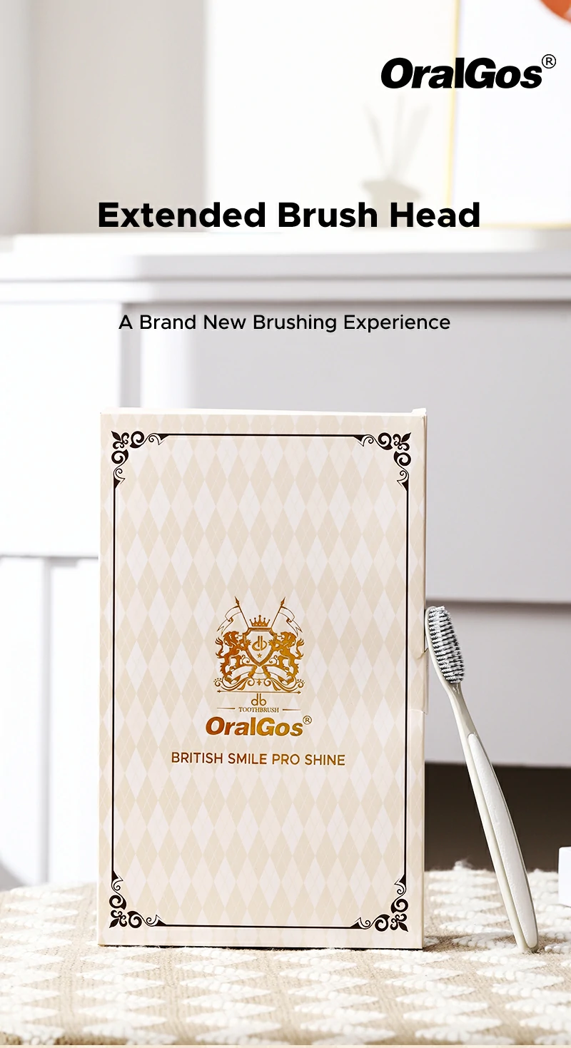 Extended Brush Head Toothbrush