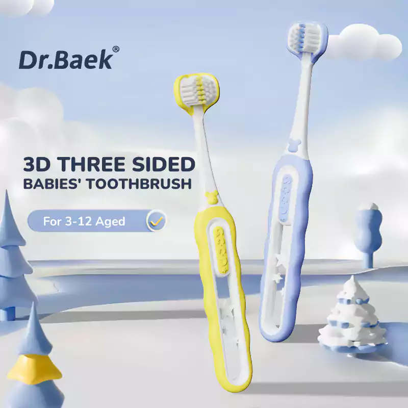 3-sided toothbrush kids