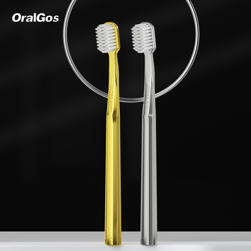 OralGos DB240 Ultra Soft Gold Luxury Toothbrush