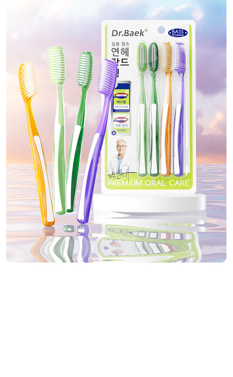 Dr.Baek KR105 Premium Bass Technique Toothbrush