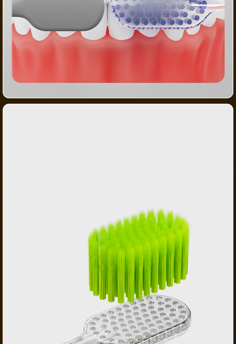 Dr. Baek KR030 Ultra-Soft Manual Toothbrush for Sensitive Gums