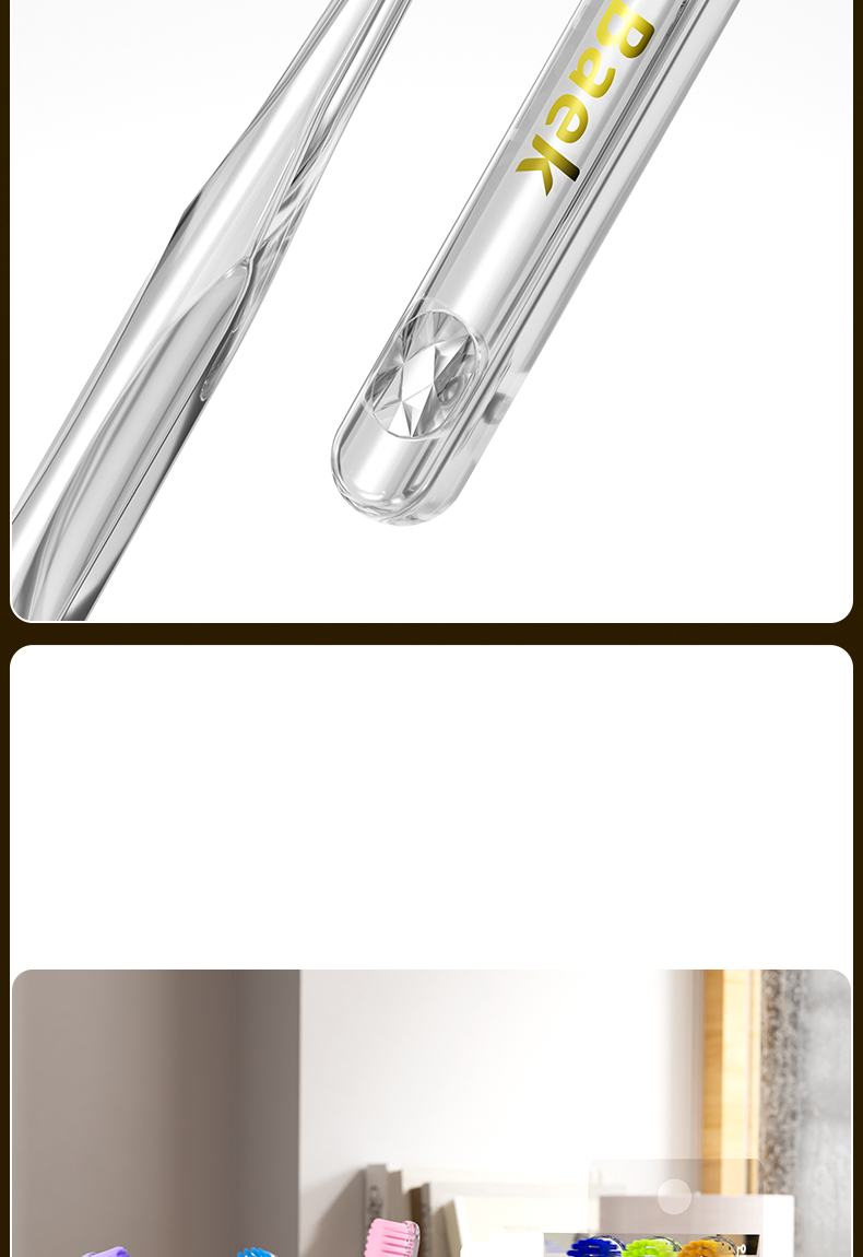 Dr. Baek KR030 Ultra-Soft Manual Toothbrush for Sensitive Gums