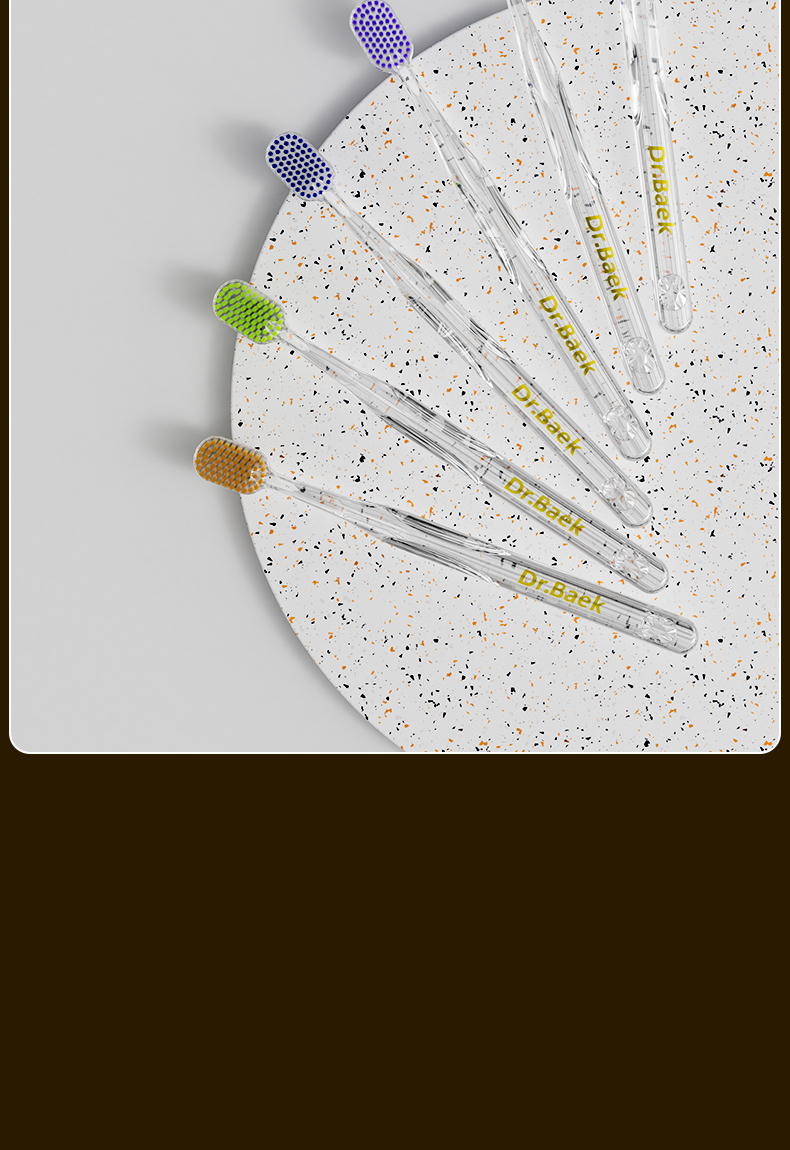 Dr. Baek KR030 Ultra-Soft Manual Toothbrush for Sensitive Gums