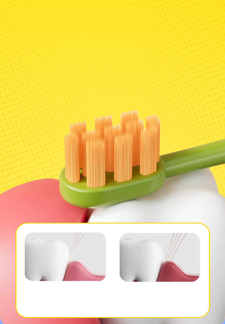 Dr.Baek KR049 Kids Toothbrush with Tongue Cleaner