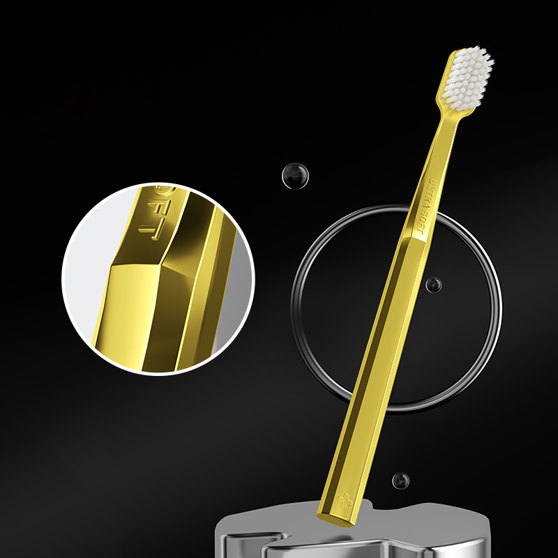 OralGos DB240 Ultra Soft Gold Luxury Toothbrush
