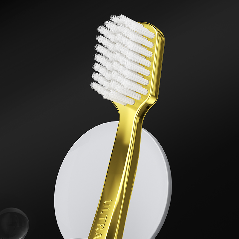 OralGos DB240 Ultra Soft Gold Toothbrush