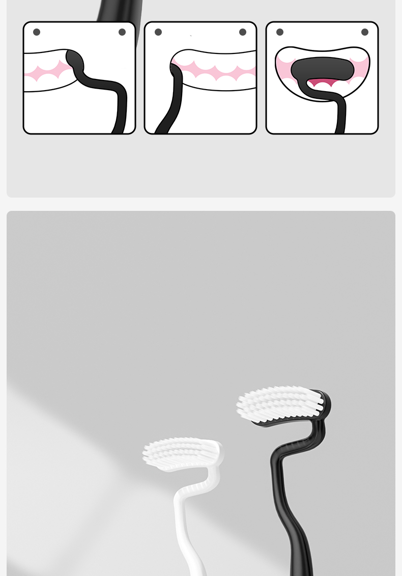 Sweetrip T-Shaped Ultra-Soft Bristle Toothbrush (0.1mm) 