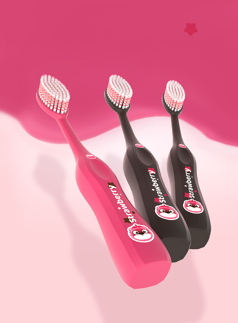 Sweetrip S283 Soft Bristle Strawberry Toothbrush