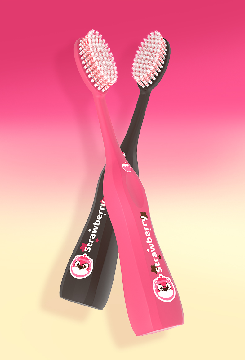 Sweetrip S283 Soft Bristle Strawberry Toothbrush