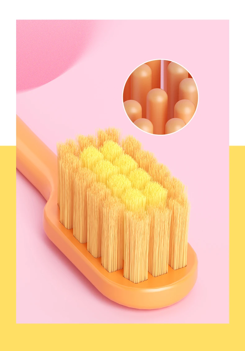ECOME E905 Ultra-Soft Toothbrush 3-Pack – Deep Cleaning for Sensitive Gums