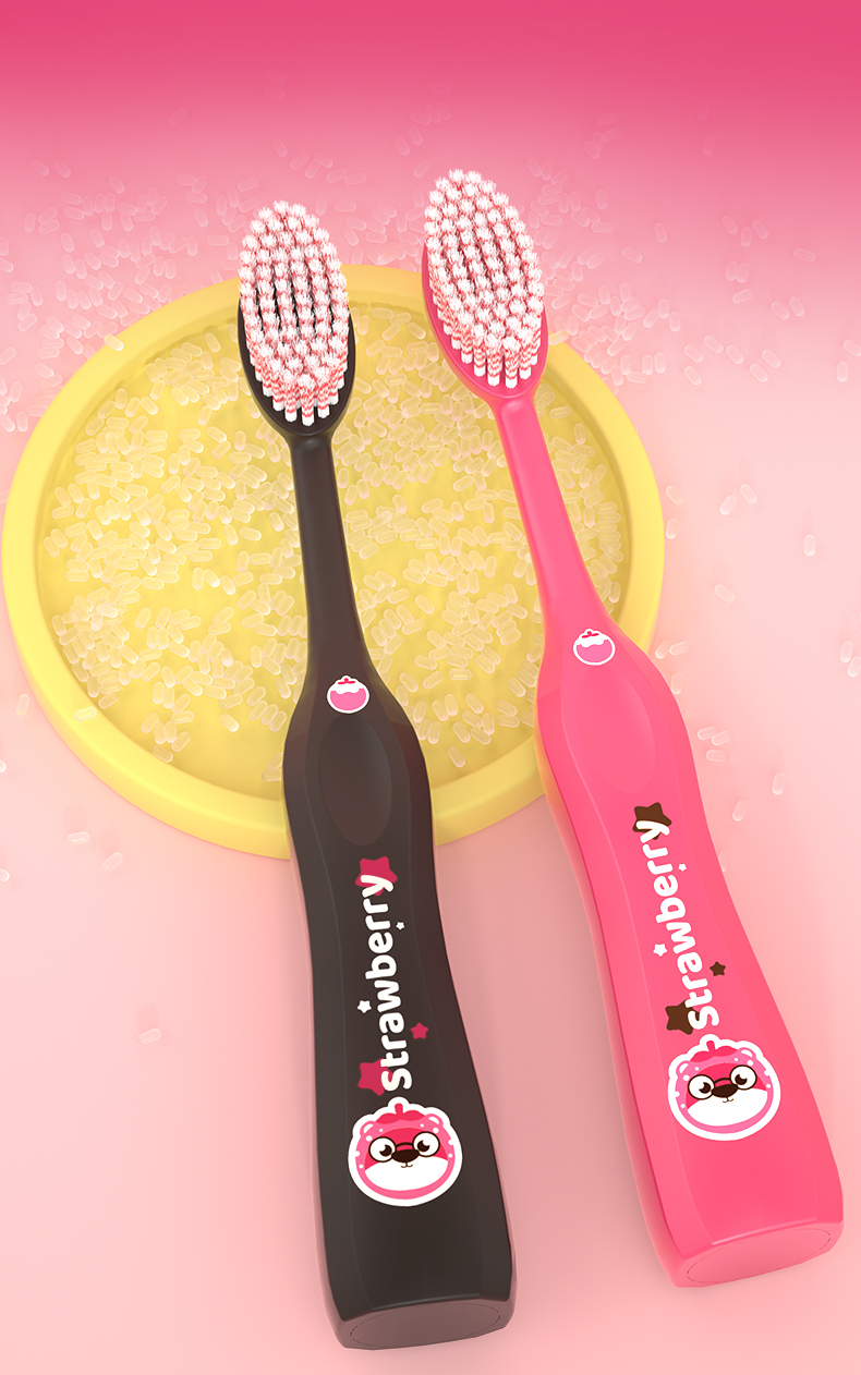 Sweetrip S283 Soft Bristle Strawberry Toothbrush