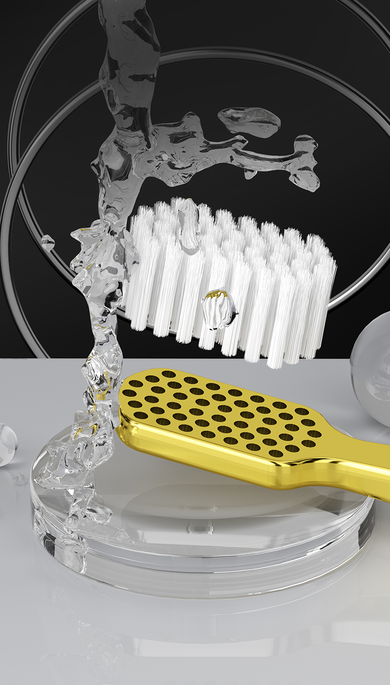 OralGos DB240 Ultra Soft Toothbrush – Premium Micro Bristle Gum Care Toothbrush for Sensitive Teeth