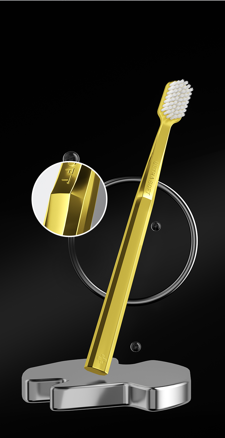 OralGos DB240 Ultra Soft Toothbrush – Premium Micro Bristle Gum Care Toothbrush for Sensitive Teeth