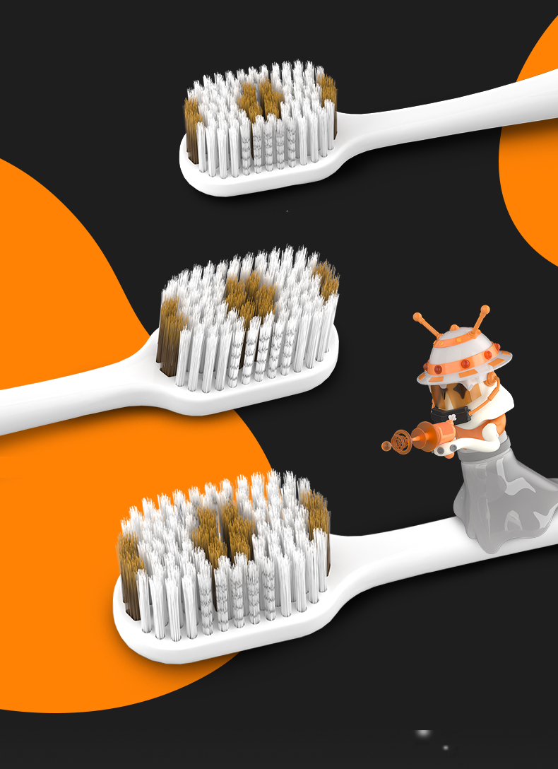 Dycrol 80501 KIMOO STARS Art Toothbrush – Soft Bristle, Toy-Inspired Design