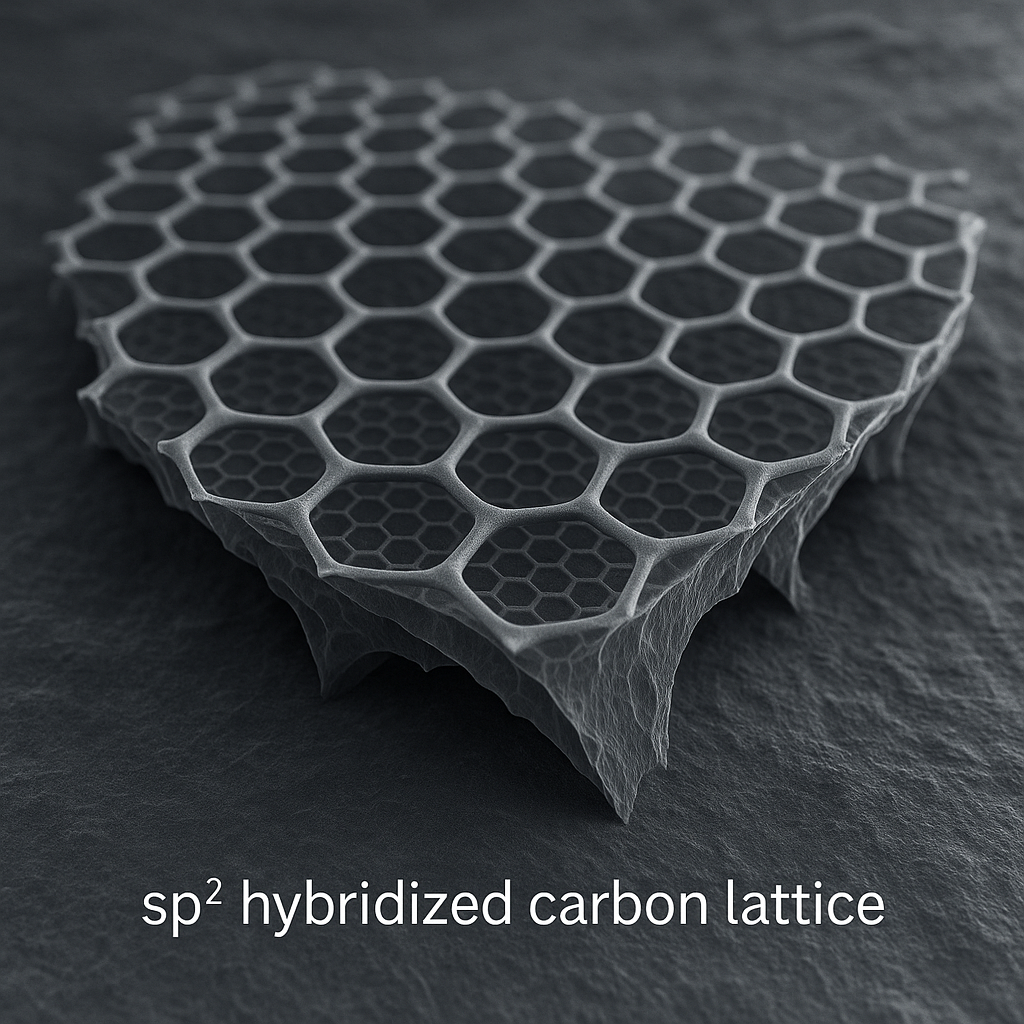 Graphene Sheet Structure under Electron Microscope