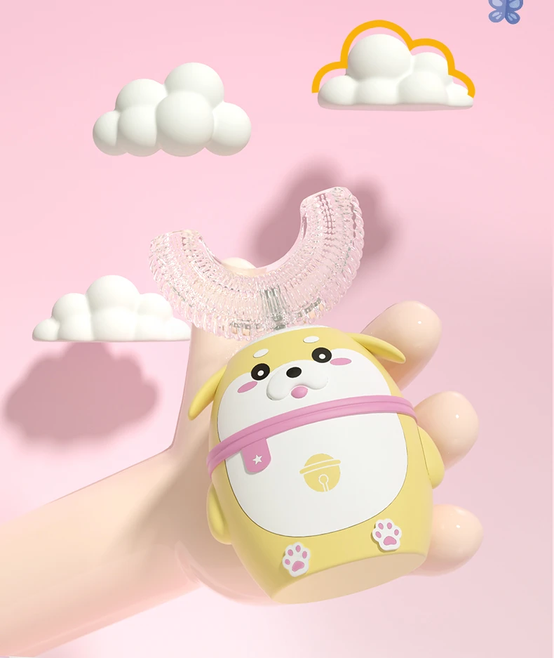 OralGos DB212 Shiba Inu-Themed Electric Toothbrush for Kids