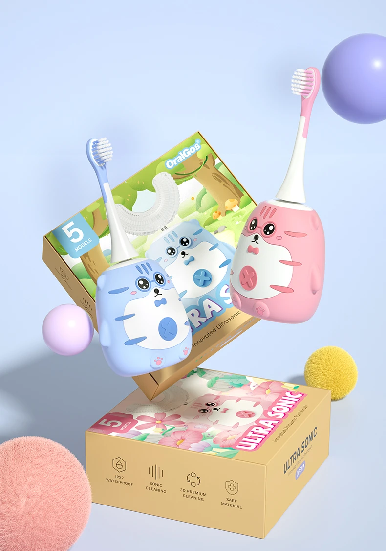 OralGos DB213 Kids U-Shaped Electric Toothbrush