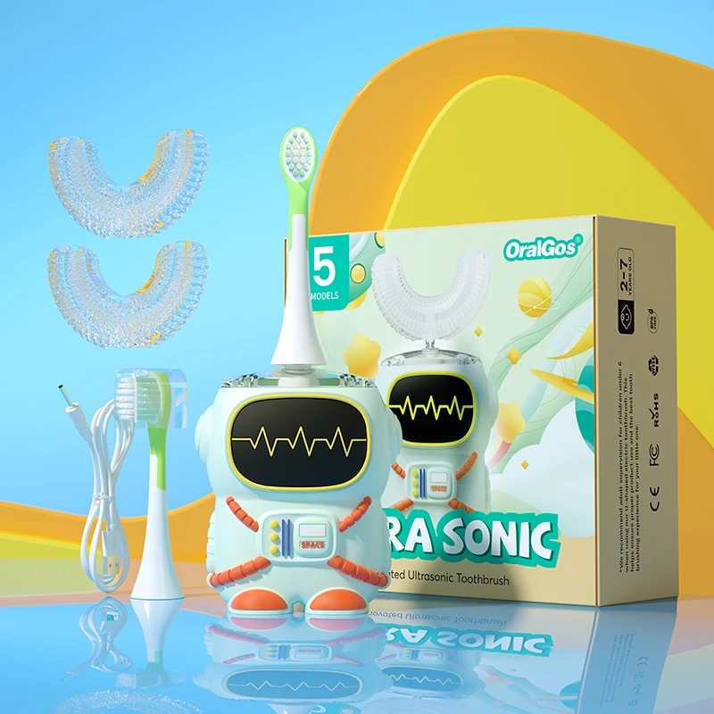 OralGos DB214 Astronaut Kids U Shaped Electric Toothbrush