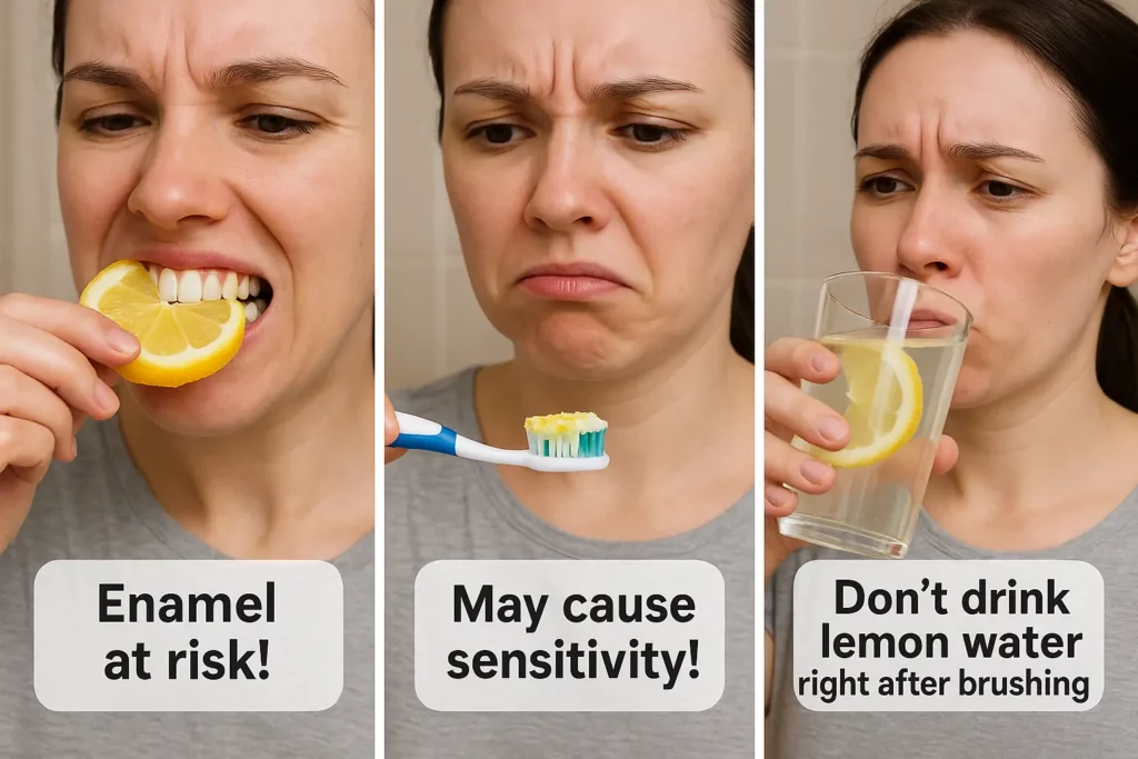 Unsafe DIY Lemon Whitening Methods
