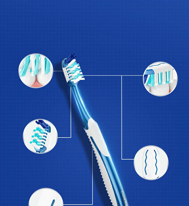 DentBen DB561 Cross-Angled Bristle Toothbrush