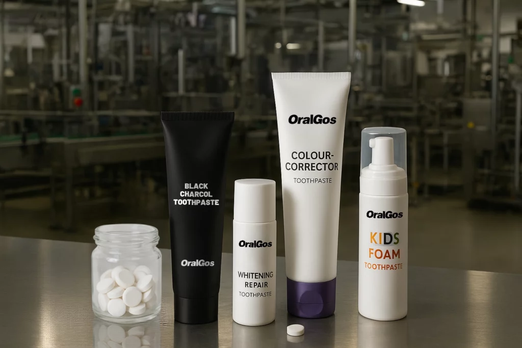 Customize different toothpaste packaging