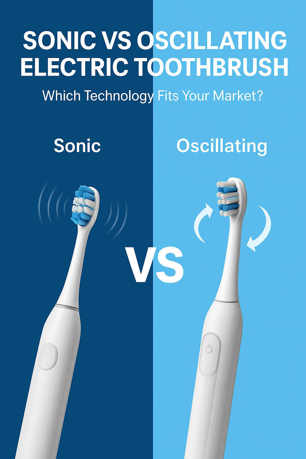 sonic electric toothbrush OEM, oscillating
