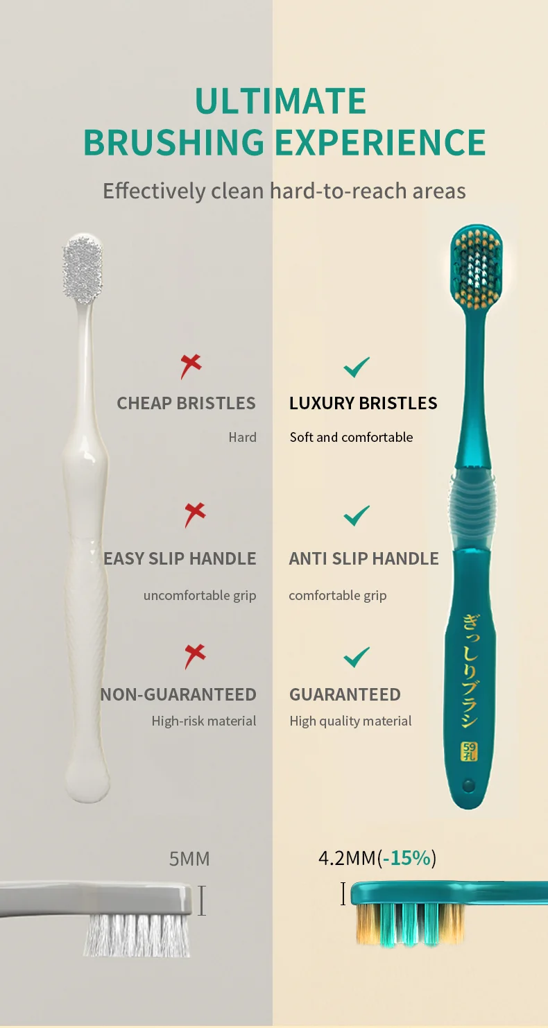 Natural Toothbrush for Adults