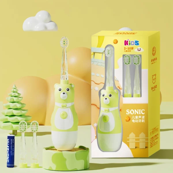 kids electric toothbrush led