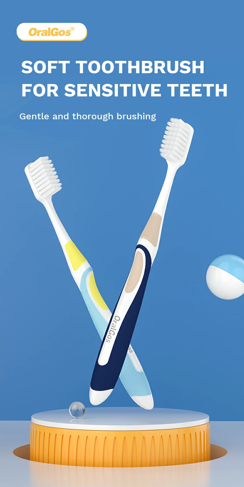 OralGos Gentle Clean Toothbrush (1)