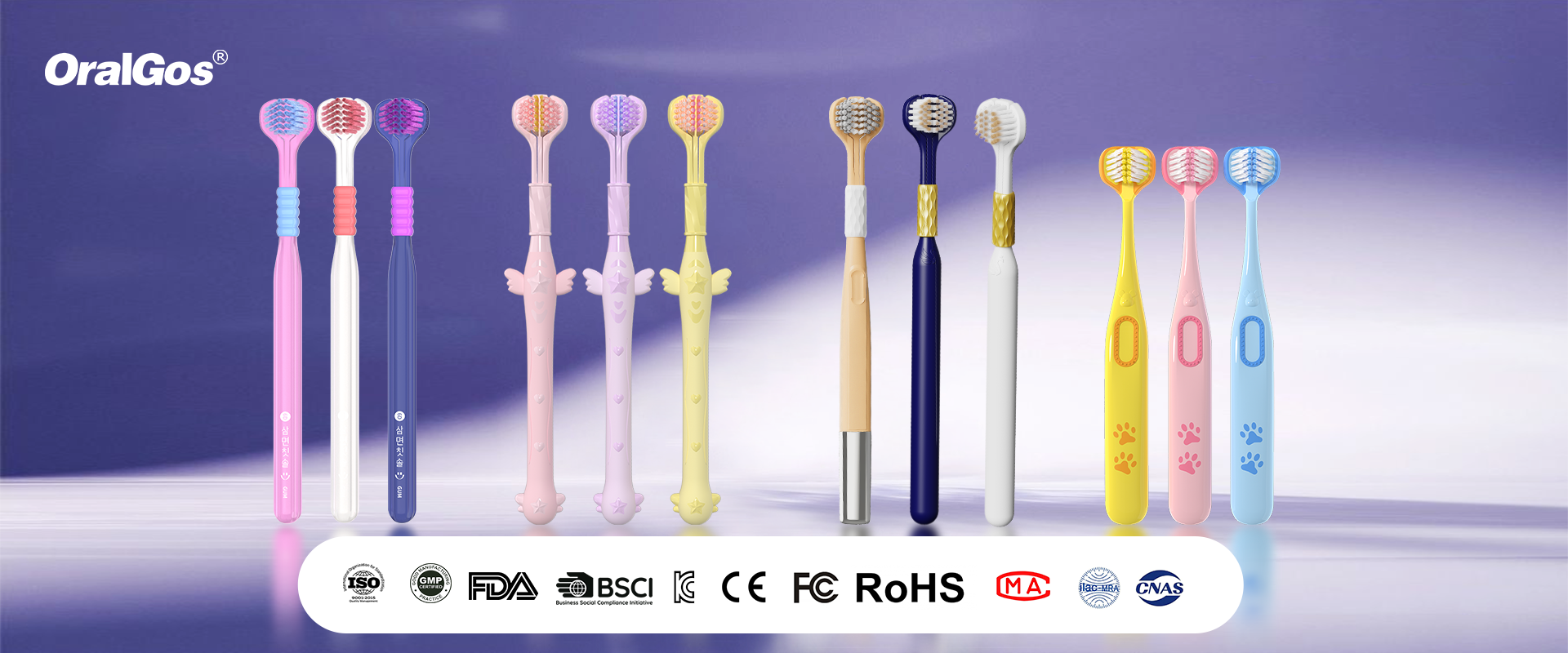 3-Sided Toothbrushes