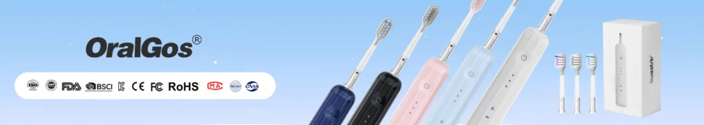 Smart toothbrush high freguency oscillations and vilbrations electric sonic toothbrush with brush heads adult