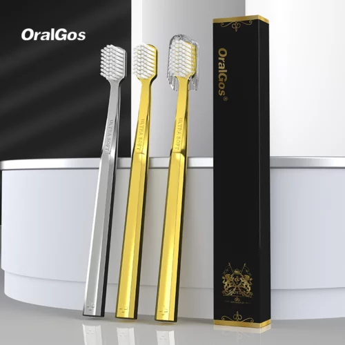 OralGos DB240 Ultra Soft Toothbrush – Premium Micro Bristle Gum Care Toothbrush for Sensitive Teeth