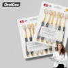 OralGos DB099 Royal Shine Ultra Soft Toothbrush – 150% More Bristles for Gentle Gum Care (6-Pack)