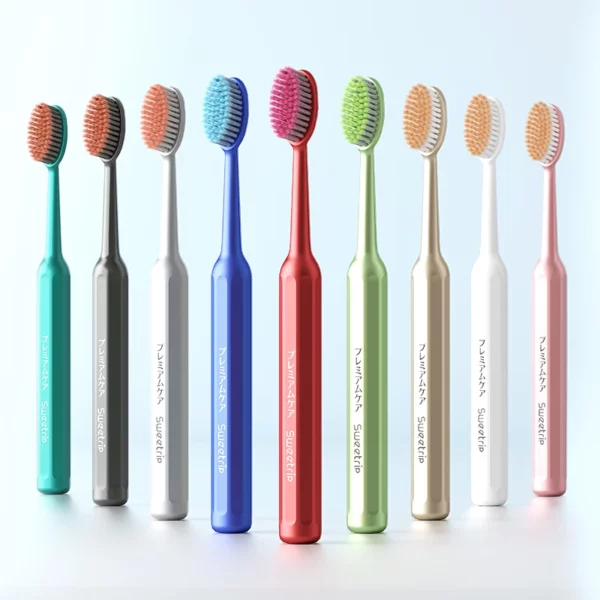 Sweetrip S293 Premium Wide-Head Toothbrush – Ultra-Fine Soft Bristles, 3-Pack
