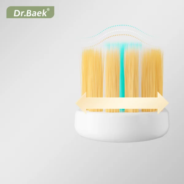 Dr.Baek High-Elasticity Micro Bristle Toothbrush Set – 3 Pack for Professional Oral Care