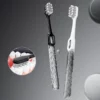 Dr. Baek 20101 Antibacterial Silver Ion Toothbrush – 0.12mm PBT Ultra-Soft Bristles for Healthy Gum Care