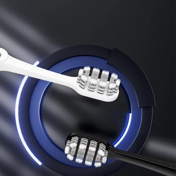 Dr. Baek 20101 Antibacterial Silver Ion Toothbrush – 0.12mm PBT Ultra-Soft Bristles for Healthy Gum Care