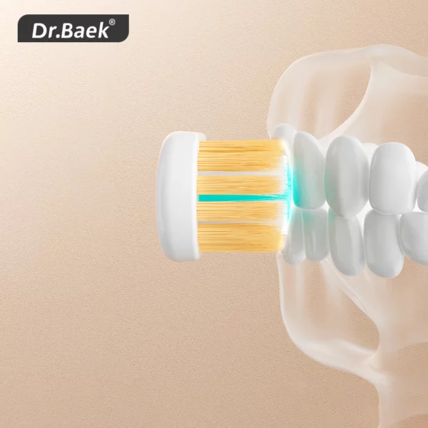 Dr.Baek High-Elasticity Micro Bristle Toothbrush Set – 3 Pack for Professional Oral Care