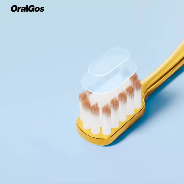 OralGos DB099 Royal Shine Ultra Soft Toothbrush – 150% More Bristles for Gentle Gum Care (6-Pack)