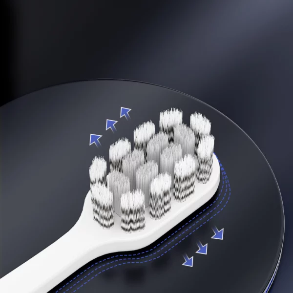 Dr. Baek 20101 Antibacterial Silver Ion Toothbrush – 0.12mm PBT Ultra-Soft Bristles for Healthy Gum Care