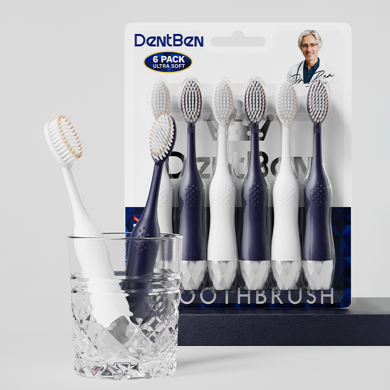 DentBen DB562 Ultra-Soft Toothbrush 6-Pack