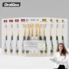 OralGos DB099 Royal Shine Ultra Soft Toothbrush – 150% More Bristles for Gentle Gum Care (6-Pack)