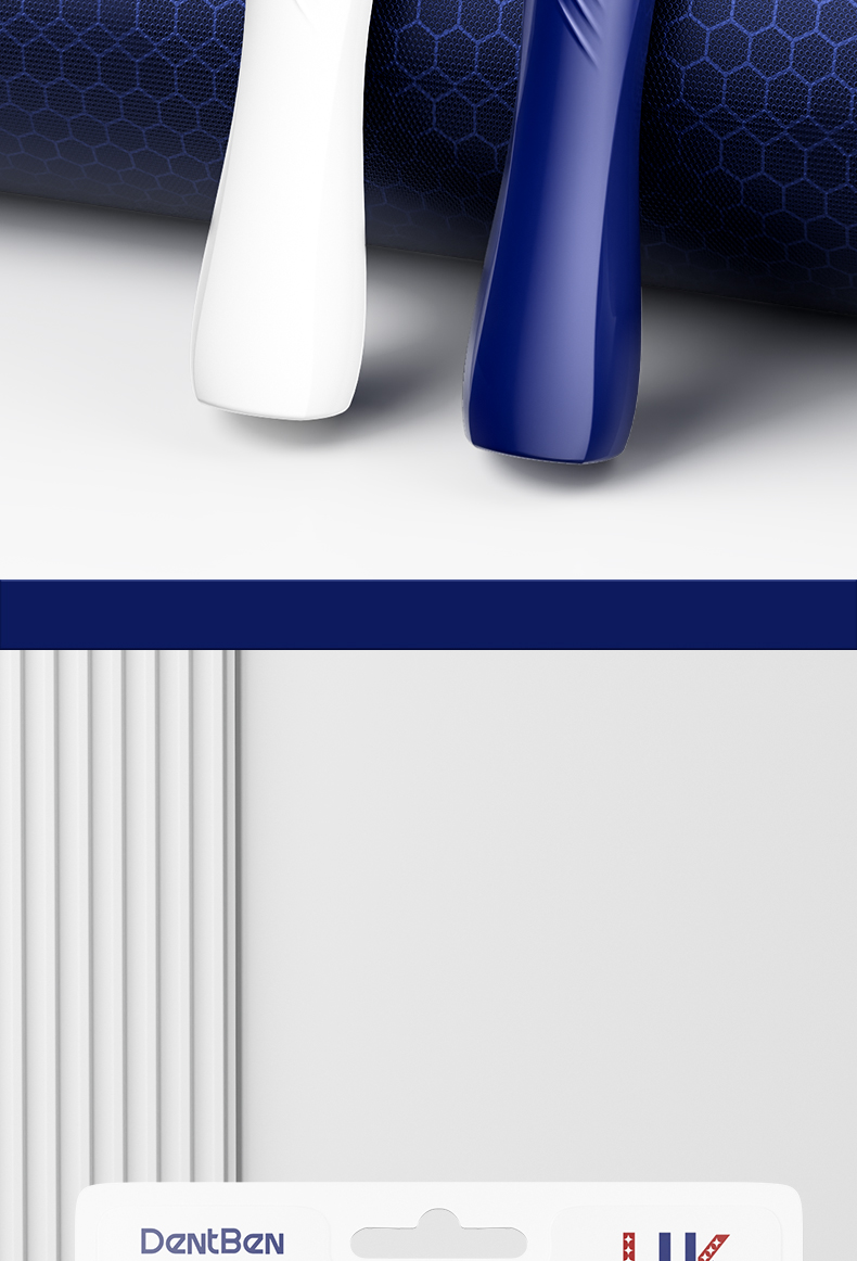 DentBen 3-Sided Toothbrush Ultra Soft Bristles – 6 Pack for Deep Clean & Plaque Removal, UK Designed