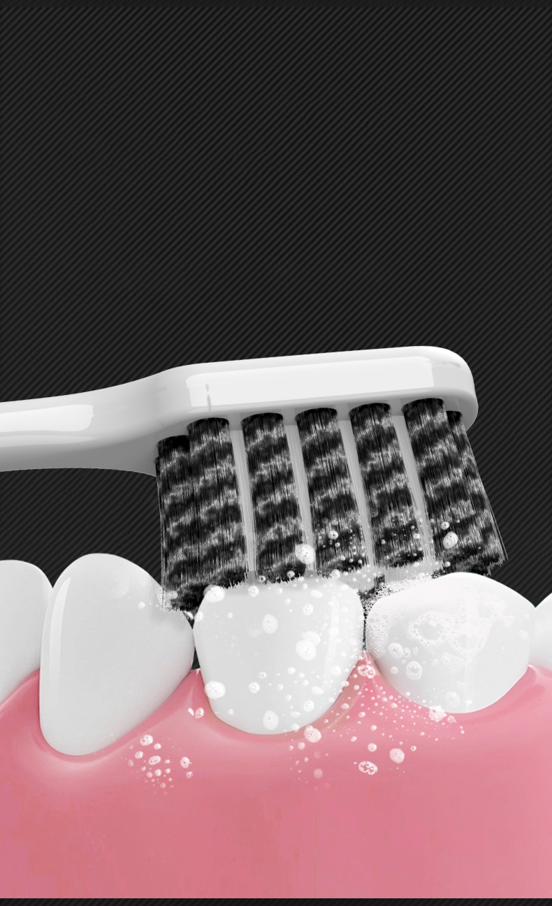 OralGos DB007 Manual Toothbrush – Ultra-Soft Dual-Color Bristles