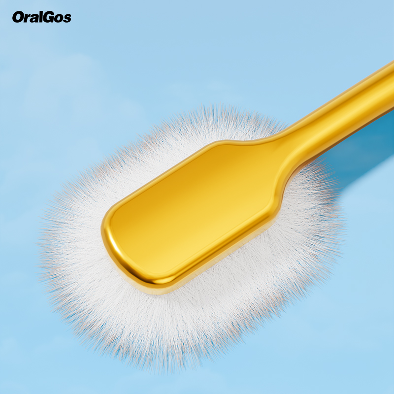 OralGos soft toothbrush with fine bristles